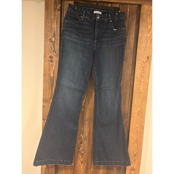 Good American Good Flare Jeans Size 12 Size 31 - Picture 5 of 7